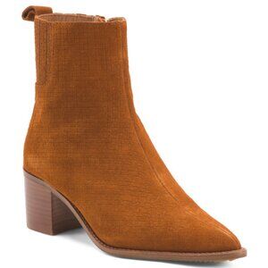 KELSI DAGGER Suede Milly Ankle Booties